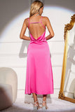 themeisles Backless Sleeveless Midi Dress