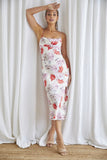 themeisles Floral Midi Cowl Neck Slip Dress