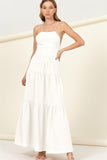 themeisles Said Yes Tiered Maxi Dress