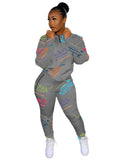 themeisles Women's Tracksuit Matching Sets Active Basic Pink Sky Blue Outdoor Sports Outdoor Casual Letter Zipper Round Neck S M L XL XXL