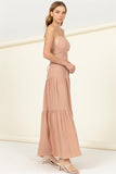 themeisles Said Yes Tiered Maxi Dress