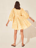 themeisles Fashion Women's Floral Tied Rope Loose Casual Dress Beach Vacation Short Dress