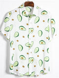 themeisles Summer New Men's Hawaii Shirt Lapel Loose Shirt on Clothes Shirt Appropriation Fashion Men's Clothing
