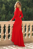 themeisles Square Neck Long Sleeve Dress