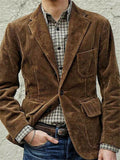themeisles Men's Casual Fashion Solid Color Coat