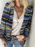 themeisles Sweater Knit Cardigan Thin Coat Loose Coat Female
