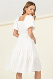 themeisles Find Me Again Tiered Midi Dress