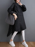 themeisles Original Solid Irregularity Hollow Dress