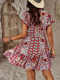 themeisles Bohemian Vacation Dresses Spring and Summer A-line Dress