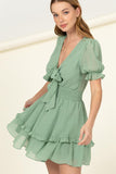 themeisles Days Like This Tie-front Mini Dress