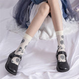 benpaolv Knee Long Socks Roses Aesthetic