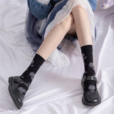 benpaolv Knee Long Socks Roses Aesthetic