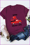 Themeisles Popular Car Print Pullover Tee Summer