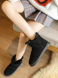 Themeisles Popular Artificial Plush Winter Patch Snow Boots