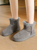 Themeisles Popular Artificial Plush Winter Patch Snow Boots