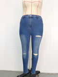 Themeisles Popular Colorful Cross Tie-Wrap Jeans