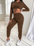 Themeisles Popular Long Sleeve Hoodie 2 Piece Sets