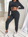 Themeisles Popular Long Sleeve Hoodie 2 Piece Sets