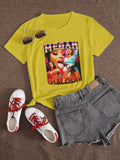Themeisles Popular Printed Letter Women Tee Shirts