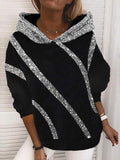 Themeisles Popular Sequined Long Sleeve Hoodie For Women